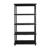 Cumpara ieftin Raft lemn maro auriu 110x40x210 cm