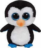 Jucarie Plus Ty Boos Waddles PInguin Alb-Negru Plus 15 Cm TY 36008