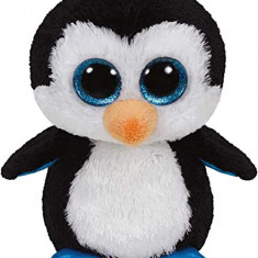 Jucarie Plus Ty Boos Waddles PInguin Alb-Negru Plus 15 Cm TY 36008