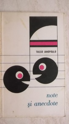 Tasso Janopoulo - Note si anecdote foto