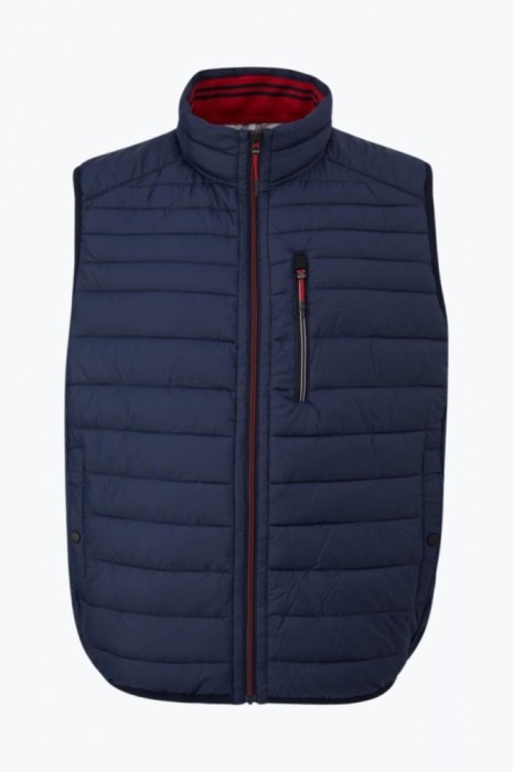 Vesta barbati fara gluga cu buzunare oblice bleumarin inchis, 4XL