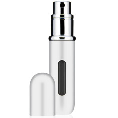 Sticla parfum reincarcabila din aluminiu cu Atomizor, 5ml, PMD, Silver foto