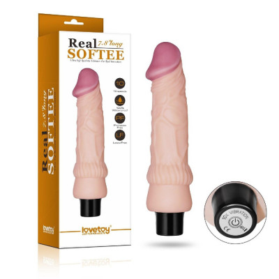 Vibrator cu aspect realist și gros și veninos 19.3 cm foto