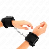 Kink Wrist Restraint-Cătușe pentru &Icirc;ncheieturi Căptușite cu-Negru