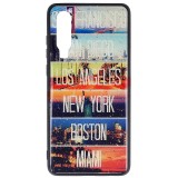 Husa Huawei P30, Tip Carte, Protectie UV, Design Oras