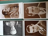 grup patru fotografii ,artisti celebrii , RUDOLF VALENTINO ,anii 1930 - 1940