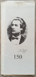 Mihai Eminescu 150// pliant expozitie Biblioteca Centra Universitara Iasi