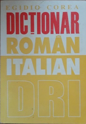 EGIDIO COREA - DICTIONAR ROMAN ITALIAN foto