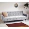Canapea Glamour 219x84x81 cm Rabatabila Light Grey (cod AF 2497-07)