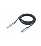 Cablu audio HiFi stereo prelungitor Jack 3.5 mm mama - 3.5 mm tata
