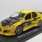 Macheta DACIA LOGAN TUNING 2005 galben - Eligor, 1/43, noua, model rar.