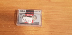 Microcaseta Sony MC60 #55433 foto