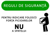 indicator pentru ridicare folositi forta picioarelor nu a spatelui