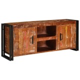 VidaXL Cabinet TV Multicolour 120 x 30 x 50 cm Lemn masiv reciclat