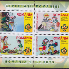 Romania 2005-Lp 1686b-Cercetasii Romaniei-Colita nestampilata 357,MNH