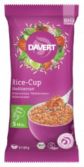 Rice cup (orez) mediteranean bio 69g instant foto