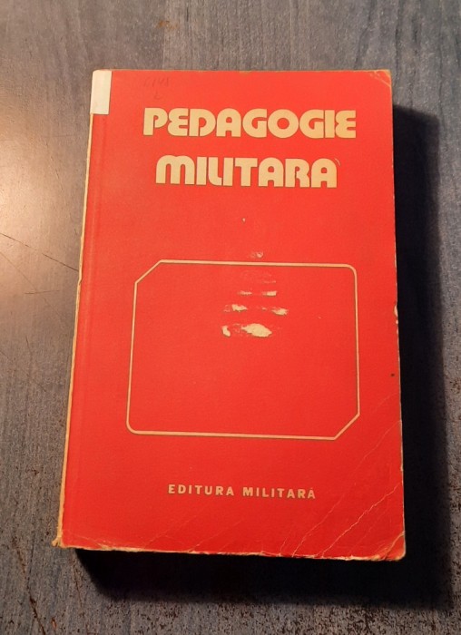 Pedagogie militara Emil Burbulea