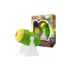 Proiector cu suport Dino Bambinice, 8.5 x 5.5 x 8 cm, 3 diapozitive incluse, 3 ani+ foto