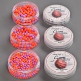 Wafters ADDICTED CARP BAITS Clams Krill Banana, Mov &amp; Portocaliu, 3mm, 20g