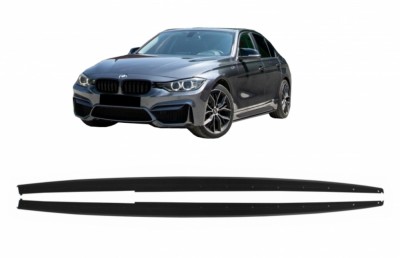 Extensii Praguri Laterale compatibil cu BMW Seria 3 F30 F31 (2011-up) M-Performance Design SSLBMF30MPBF foto