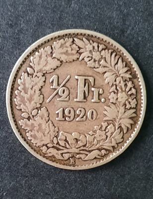 1/2 Franc 1920, Elvetia - A 3303 foto