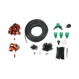 Kit complet irigare prin picurare si pulverizare cu furtun 50m, duze, conectori, tije de fixare 201 piese