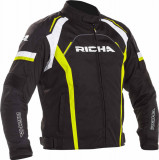 Cumpara ieftin Geaca Moto Richa Falcon 2 Jacket, Negru/Galben/Alb, 4XL