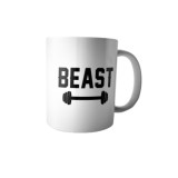 Cana alba personalizata &quot;Beast&quot;, INOVATIX&reg;. 330ml, Oem