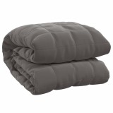 Cumpara ieftin Patura cu greutati, gri, 200x235 cm, 15 kg, material textil