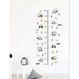Cumpara ieftin Sticker Perete Autocolant Centimetru Vehicule, 49x105cm - 91445