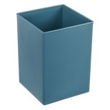Suport Pixuri, Plastic, Culoare Petrol, Dimensiuni 7.5x7.5x9.5 cm, Oem