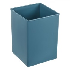 Suport Pixuri, Plastic, Culoare Petrol, Dimensiuni 7.5x7.5x9.5 cm