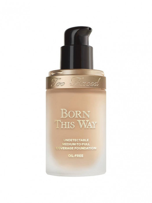 Fond de ten Full Cover Too Faced Born This Way Nuanta Nude (acoperire si rezistenta)