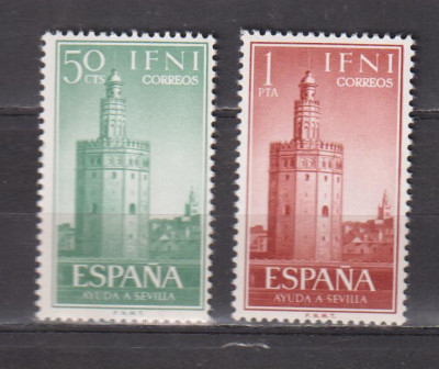 IFNI 1963 CLADIRI MI. 222-223 MNH foto