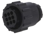 Mufă Mamă 9 PIN Etanșată CPC Series 1 pe Cablu