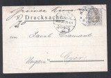 Germany 1909 Postal History Rare Old postcard postal stationery to Hungary D.376