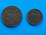 Lot-1Ore +2 Ore 1959 Norvegia, Europa
