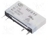 Releu miniaturale, 12V DC, 6A, serie HF41F, HONGFA RELAY - HF41F/012-HS