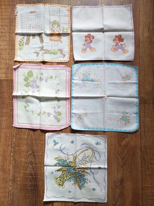 Set 5 batistute pentru copii, vechi, anii 80