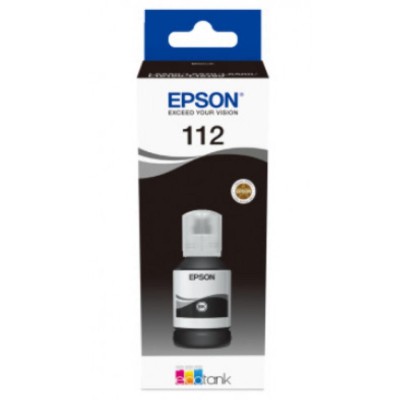 Epson 112 ecotank pigment bk ink bottle foto