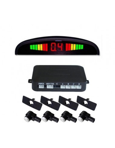 Senzori parcare cu display LED S300 tip OEM de 16.5mm Alb