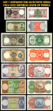 Lot 7 bancnote Imperial Bank of Persia reproducere seria 1924-1932