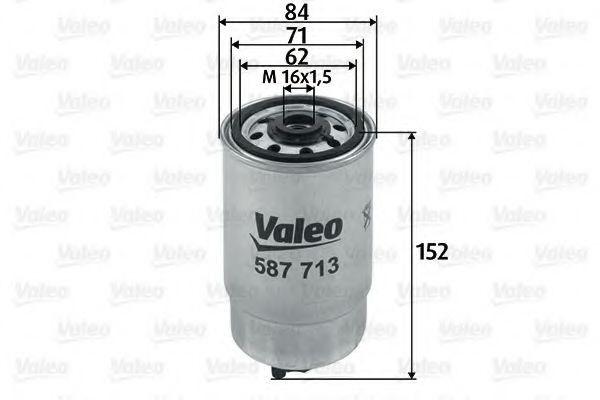 Filtru combustibil FIAT BRAVA (182) (1995 - 2003) VALEO 587713