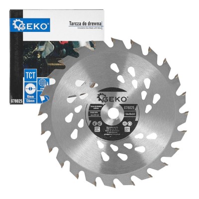 Disc pentru fierastrau circular, 136 x 10 mm x 24 T, Geko G78025 foto