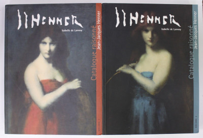 JEAN - JACQUES HENNER par ISABELLE DE LANNOY , CATALOGUE RAISONNE , VOLUMELE I -II , 2008 foto