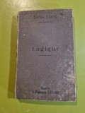Curs de ppsihologie - logica - din anul 1888 - in limba franceza - paris