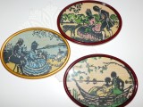 3 goblenuri vintage rame originale, deosebite