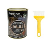 Vopsea email anticoroziva 3 in 1 verde John Deere pentru metal 2kg, direct pe rugina, pe baza de apa Breckner Germany