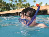 Set snorkeling pentru scufundari copii Bestway Albastru