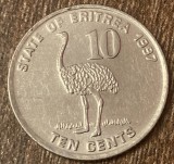 C50 - Moneda foarte veche - Eritrea - 10 cents - 1997